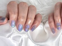 ネイルネージュ 錦糸町(Nail Neige)/シンプル定額/マグネット/ミラー