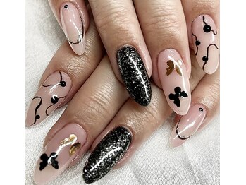 バタフライネイル