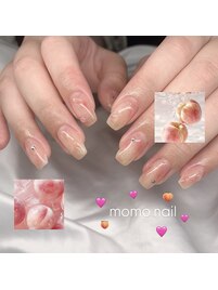 【Izumi】桃ネイル