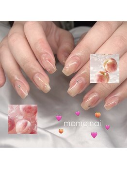 【Izumi】桃ネイル