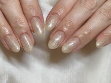 エスネイル(eth_nail)/キラキラワンカラーネイル