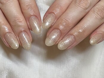 エスネイル(eth_nail)/キラキラワンカラーネイル