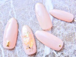 シェル＊ピンク＊ワンカラー