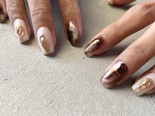 アロナ ネイルサロン アンド スクール(alona)/大人気のカフェラテネイル♪