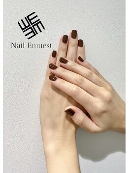 ネイル エミュスト(Nail Emuest)/ワンカラーネイル/ブラウン/秋冬