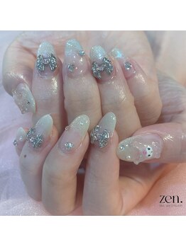 ゼン(zen.)/クリアクロミちゃんネイル