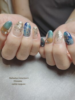 プライベート ネイルサロン マーマ(murmur)/花火ネイル