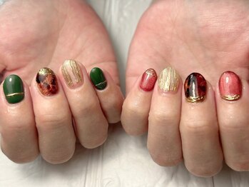 ブリスフルハピネス(Blissful happiness)/秋デザインネイル