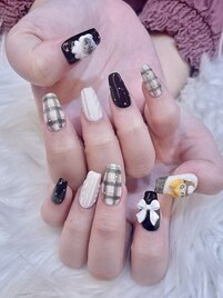 冬の推し活ネイル