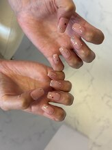 キューシーネイル 川崎(QcNail)/シンプルだけどキラキラに