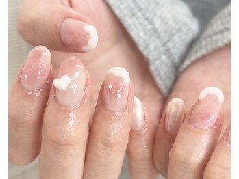 ラクネイル 浦和店(raku nail)/いちごミルクニュアンス