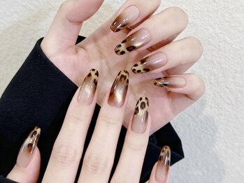 モアグラム 渋谷道玄坂店(More Glam)/ヒョウ柄ネイル