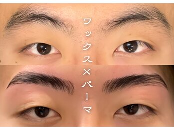 眉匠東京 渋谷店(BISHO TOKYO)/メンズ眉毛ワックス×パーマ
