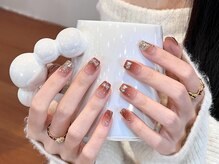 ナユキ 自由が丘店(NA.YUKI)/クリスマス/冬ネイル/ボルドー