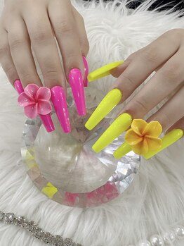 夏のギャルネイル