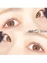エストブロウ 麻布十番店(est brow)/まつげパーマ パリジェンヌ 眉毛