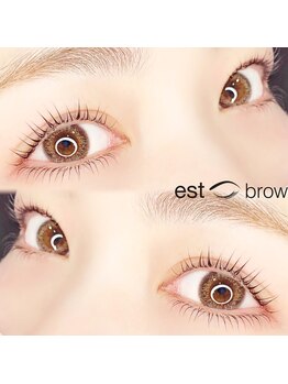 エストブロウ 麻布十番店(est brow)/まつげパーマ パリジェンヌ 眉毛