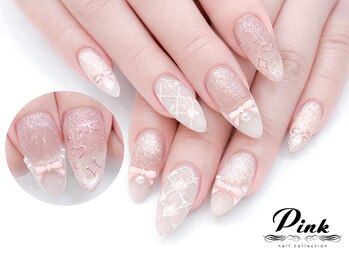 ネイルコレクション ベビーピンク(Baby Pink)の写真/理想の指先を♪持ち込み◎つけ放題コースは3Dアート可★シンプル派にはジェル☆フリーアートが人気！