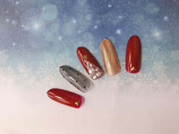 ネイルサロン&スクール ジーナ(GINA)/12月定額トレンドアート