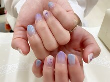 プルミエ ネイル(Premier Nail)/あじさいネイル★シェルを使って