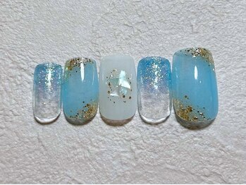 ネイルビート(NAIL BEAT)/夏！透け感ネイル