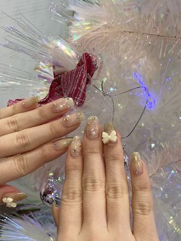 ノーバディ(Nobody)/キラキラ×リボンネイル♪