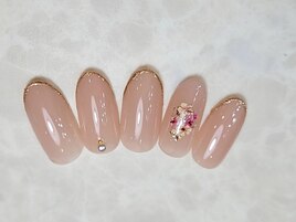 押し花ネイル¥9700