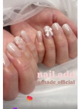 ネイルアド(nail.add)/ベイビーブーマー＆リボンネイル