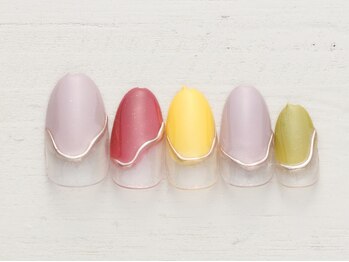 Nail Mix 宇都宮インターパーク店【ネイルミックス】【5月1日 NEW OPEN(予定)】/塗りかけ×ミラー 5990円