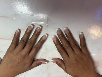 スパ パーヴォ(Spa Pavo)/長さ出し&2色フレンチ