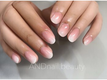 アンドネイル ビューティー(AND nail,beauty)/春ネイル/ダブルグラデーション