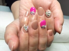 春のショートnail☆