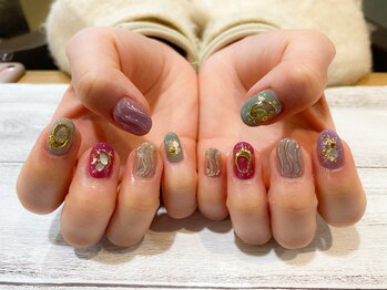 ネイルアルケー(Nail ARCHE)/カラフルニュアンス