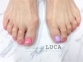 W-6 大人上品春色フットネイル