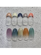 スー(Suu.)/カラグラ/フレンチネイル