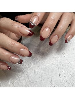 シャルムネイル(charme nail)/フラッシュフレンチ