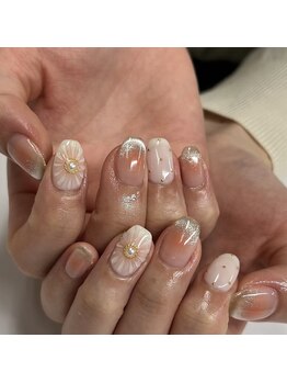 ビートゥーネイル 梅田(B to Nail)/チークマグネット×フラワー