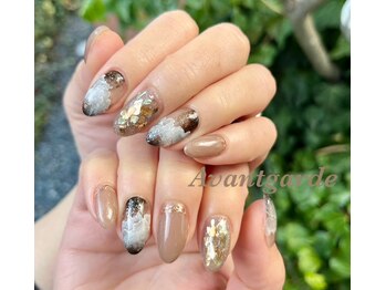 アバンギャルド(Avantgarde)/【福山市ネイル】40代ネイル