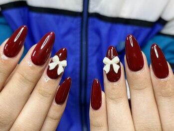 ウサギネイル 新大久保店(usagi nail)/リボンネイ