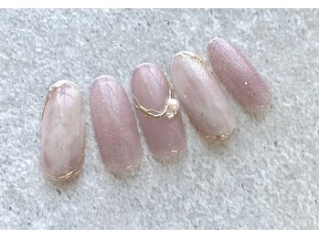 フラワーネイル 小山店(Fleur nail)/ピンクニュアンスネイル