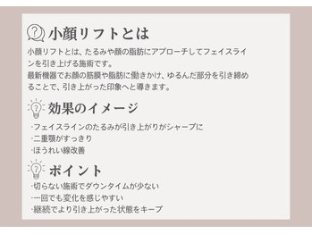 サロン ド パーフェクション(Salon de Perfection)/小顔リフトとは？