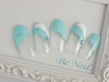 ビーネイル(Be NaiL)/ツートーンカラーのフレンチ