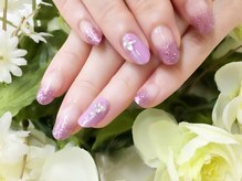 プルミエ ネイル(Premier Nail)/ラメグラ★パープル