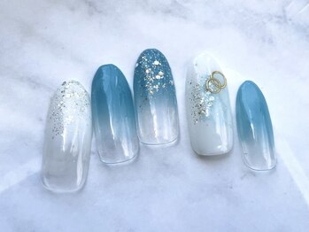 夏色グラデーションネイル Pg ネイル サロン ターラ 吉祥寺 Nail Salon Tara のフォトギャラリー ホットペッパービューティー