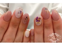 リュバンネイル(Ruban nail)/押し花デザイン