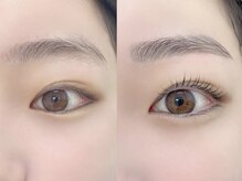 ミーナ 大財店(mina)/アイブロウWAX＋まつ毛パーマ上