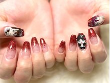 ネイルサロンブリス(nail salon Bliss)/☆にじさんじ・三枝明那ネイル☆