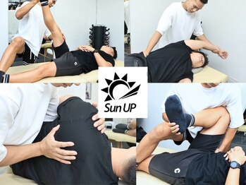 サンアップ(Sun UP)の写真/【メンズも大歓迎】体は資本!★国家資格を持つ整体師/栄養管理師/トレ-ナ-がチ-ムになるト-タルサポ-ト◇