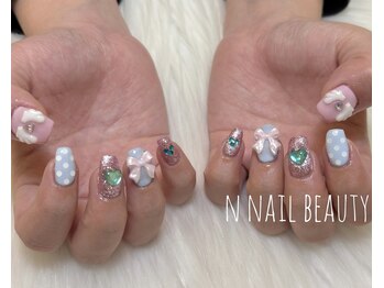 エヌ ネイルビューティ(N nail beauty)/持ち込みデザイン（やり放題）