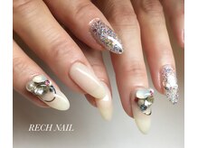 レッシュネイル サロンアンドスクール(RECH NAIL salon&school)/ビジュー盛り！！